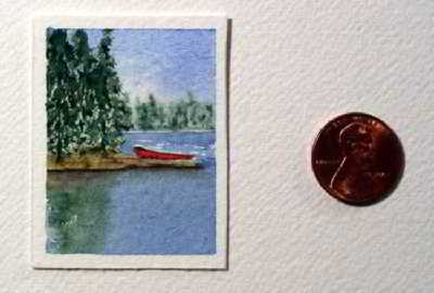 Northern View original watercolor painting