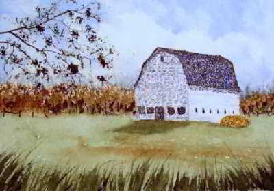 Through the Shadows original watercolor painting